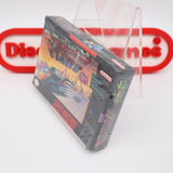 F-ZERO / FZERO w/ UPSIDE DOWN RECYCLING SYMBOL! NEW & Factory Sealed with Authentic H-Overlap Seam! (SNES Super Nintendo)