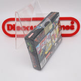 F-ZERO / FZERO w/ UPSIDE DOWN RECYCLING SYMBOL! NEW & Factory Sealed with Authentic H-Overlap Seam! (SNES Super Nintendo)