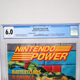 NINTENDO POWER ISSUE #49 - BATTLETOADS & DOUBLE DRAGON COVER - CGC GRADED 6.0