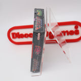 F-ZERO / FZERO w/ UPSIDE DOWN RECYCLING SYMBOL! NEW & Factory Sealed with Authentic H-Overlap Seam! (SNES Super Nintendo)