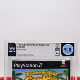 THE ADVENTURES OF COOKIE & CREAM - WATA GRADED 9.8 A+! NEW & Factory Sealed! (PS2 PlayStation 2)