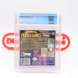 ULTIMATE PUZZLE GAMES - CGC GRADED 9.8 A++! NEW & Factory Sealed with Authentic H-Seam! (Game Boy Advance)