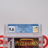 ULTIMATE PUZZLE GAMES - CGC GRADED 9.6 A++! NEW & Factory Sealed! (GBA Game Boy Advance)