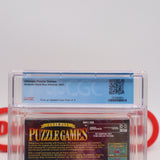 ULTIMATE PUZZLE GAMES - CGC GRADED 9.6 A++! NEW & Factory Sealed! (GBA Game Boy Advance)