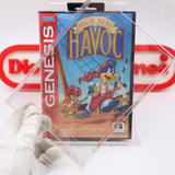 HIGH SEAS HAVOC (POP 1!) - NEW & Factory Sealed with Authentic LR Tube Seal! (Sega Genesis)