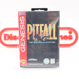 PITFALL: THE MAYAN ADVENTURE - NEW & Factory Sealed with Authentic V-Overlap Seam! (Sega Genesis)