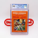 MISSILE COMMAND - CGC GRADED 9.2 A+! NEW & Factory Sealed! (Atari 2600)