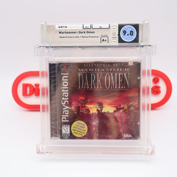 WARHAMMER: DARK OMEN - WATA GRADED 9.0 A+! NEW & Factory Sealed! (PS1 Playstation 1)