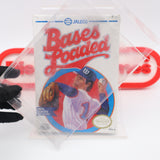 BASES LOADED BASEBALL (THE ORIGINAL) - WATER DAMAGED - NEW & Factory Sealed with Authentic H-Seam! (NES Nintendo)