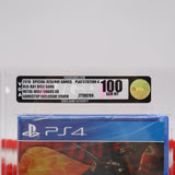 METAL WOLF CHAOS XD - PERFECT/HIGHEST GRADED VGA 100 GEM MINT GOLD! NEW & Factory Sealed! (PS4 PlayStation 4)