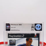 FIFA SOCCER 2003 / 03 - WATA GRADED 9.8 A+! NEW & Factory Sealed! (PS2 PlayStation)