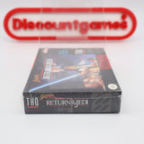 SUPER STAR WARS: RETURN OF THE JEDI - NEW & Factory Sealed with Authentic H-Overlap Seam! (SNES Super Nintendo)