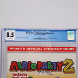 PRIMA'S OFFICIAL STRATEGY GUIDE: MARIO PARTY 2 II - NINTENDO 64 / N64 - CGC GRADED 8.5