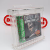 RESIDENT EVIL: DIRECTOR'S CUT - WATA FLAT-TOP GRADED 9.8 A+! NEW & Factory Sealed! (PS1 PlayStation 1)