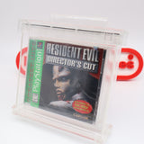 RESIDENT EVIL: DIRECTOR'S CUT - WATA FLAT-TOP GRADED 9.8 A+! NEW & Factory Sealed! (PS1 PlayStation 1)
