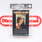 SYLVESTER STALLONE: STAYING ALIVE - VGA GRADED 80+ NM SILVER! NEW & Factory Sealed with Authentic V-Overlap Seam! (BETAMAX, LIKE VHS)