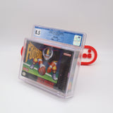 SUPER PLAY ACTION FOOTBALL - CGC GRADED 8.5 A+! NEW & Factory Sealed! (SNES Super Nintendo)