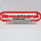 SYLVESTER STALLONE: STAYING ALIVE - VGA GRADED 80+ NM SILVER! NEW & Factory Sealed with Authentic V-Overlap Seam! (BETAMAX, LIKE VHS)