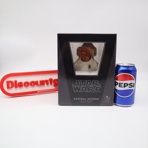 GENTLE GIANTS: ADMIRAL ACKMAR COLLECTIBLE MINI BUST - STAR WARS - BRAND NEW!