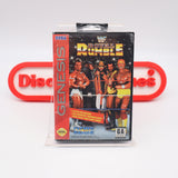 WWE / WWF ROYAL RUMBLE WRESTLING - NEW & Factory Sealed with Authentic V-Overlap Seam! (Sega Genesis)