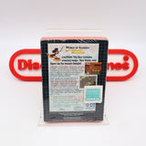 DISNEY'S WORLD OF ILLUSION STARRING MICKEY MOUSE AND DONALD DUCK - NEW & Factory Sealed with Authentic 3-Sided Seam! (Sega Genesis)