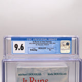 IT RUNS IN THE FAMILY (MICHAEL DOUGLAS) CGC GRADED 9.6 A+! NEW & Factory Sealed with Authentic H-Overlap Seam! (VHS)