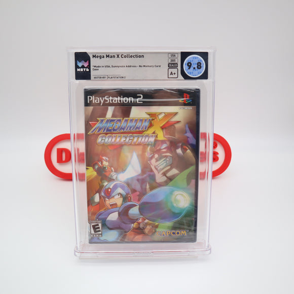 MEGA MAN X 10 COLLECTION - WATA GRADED 9.8 A+! NEW & Factory Sealed! (PS2 PlayStation 2)