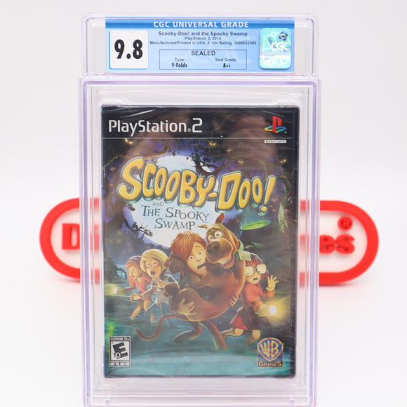 SCOOBY-DOO! AND THE SPOOKY SWAMP - CGC GRADED 9.8 A++! NEW & Factory Sealed! (PS2 PlayStation 2)
