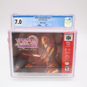 XENA: WARRIOR PRINCESS - CGC GRADED 7.0 B+! NEW & Factory Sealed with Authentic V-Seam! (N64 Nintendo 64)