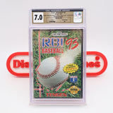 RBI / R.B.I. BASEBALL '93 1993 - WATA POP ZERO! CGC PEDIGREE GRADED 7.0 A+! NEW & Factory Sealed with Authentic V-Overlap Seam! (Sega Genesis)