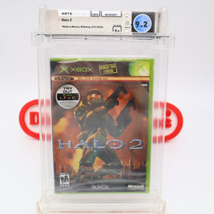 HALO 2 II - WATA GRADED 9.2 A+! NEW & Factory Sealed! (XBOX)