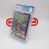 DISNEY'S THE LITTLE MERMAID - CGC GRADED 6.5 A! NEW & Factory Sealed with Authentic H-Seam! (NES Nintendo)