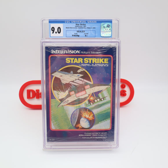 STAR STRIKE - CGC GRADED 9.0 A+! NEW & Factory Sealed! (Intellivision)