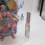 AUTOGRAPHED WCW THE STEINER BROTHERS TAG TEAM FIGURES - 1990 GALOOB - AFA GRADED 80 NM NEW Authentic & Factory Sealed! BECKETT AUTHENTICATED!