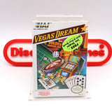 VEGAS DREAM (Las Vegas Special Combo Edition!) - NEW & Factory Sealed with Authentic H-Seam! (NES Nintendo)