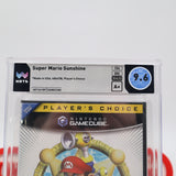 SUPER MARIO SUNSHINE / SUN SHINE - WATA GRADED 9.6 A+! NEW & Factory Sealed! (Nintendo GameCube)