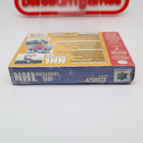 NHL BREAKAWAY 98 1998 - NEW & Factory Sealed with Authentic V-Seam! (Nintendo 64 N64)