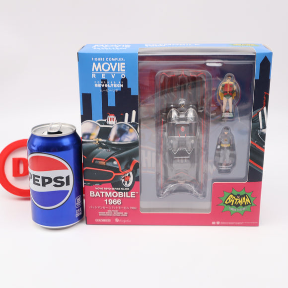 1966 TV SERIES BATMAN BATMOBILE - KAIYODA REVOLTECH SERIES No.005 - New, Authentic & Sealed!