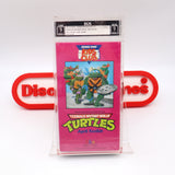 TMNT / TEENAGE MUTANT NINJA TURTLES: APRIL FOOLISH - IGS GRADED 9 MINT BOX & 9 MINT SEAL! NEW & Factory Sealed with Authentic V-Overlap Seam! (VHS)