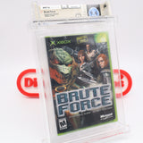 BRUTE FORCE - WATA GRADED 9.4 A! NEW & Factory Sealed! (XBOX) TECHNICOLOR SAMPLE!