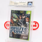 BRUTE FORCE - WATA GRADED 9.4 A! NEW & Factory Sealed! (XBOX) TECHNICOLOR SAMPLE!