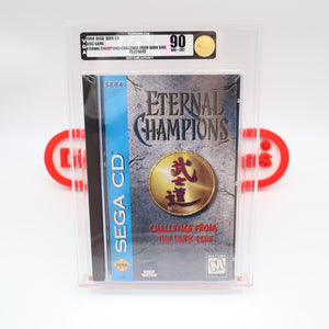 ETERNAL CHAMPIONS: CHALLENGE FROM THE DARK SIDE - VGA GRADED 90 MINT GOLD! NEW & Factory Sealed! (Sega CD)