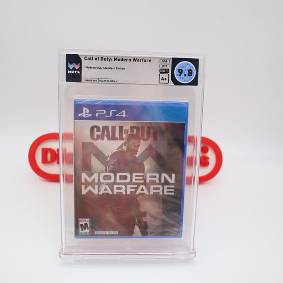 COD CALL OF DUTY: MODERN WARFARE - WATA GRADED 9.8  A+! NEW & Factory Sealed! (PS4 PlayStation 4)