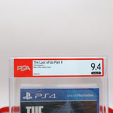 THE LAST OF US: PART II 2 - PSA/WATA GRADED 9.4 A+! NEW & Factory Sealed! (PS4 PlayStation 4)