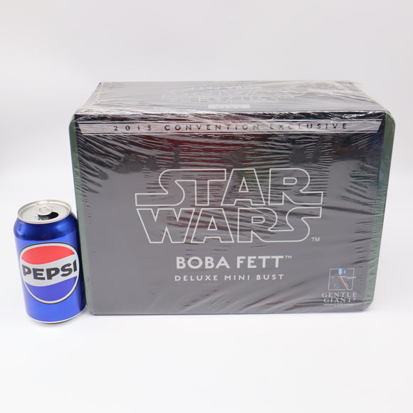 2013 CONVENTION EXCLUSIVE - STAR WARS BOBA FETT DELUXE MINI BUST #603 - NEW Authentic & Factory Sealed!