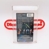 STAR WARS: RETURN OF THE JEDI with FOX VIDEO WATERMARKS! IGS GRADED UNCIRCULATED 9.5 GEM BOX & 9.5 GEM SEAL! NEW & Factory Sealed with Authentic V-Overlap Seam! (VHS)
