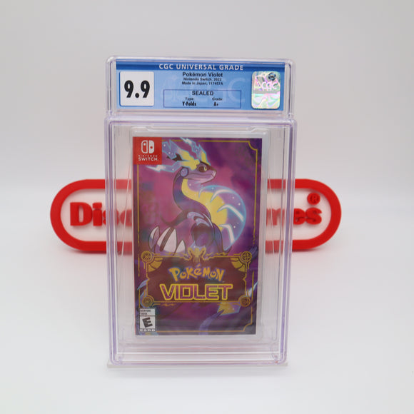 POKEMON VIOLET - CGC GRADED 9.9 A+! NEW & Factory Sealed! (Nintendo Switch)