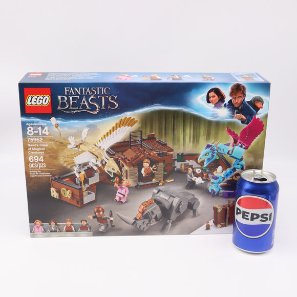 FANTASTIC BEASTS: NEWT'S CASE OF MAGICAL CREATURES - 694 PIECE LEGO SET #75952 - NEW Authentic & Factory Sealed!