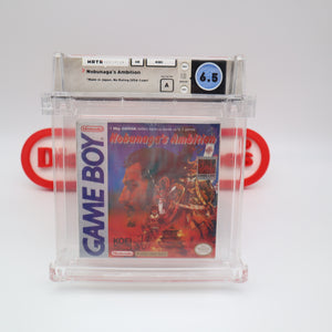 NOBUNAGA'S AMBITION - WATA GRADED 6.5 A! NEW & Factory Sealed! (Game Boy Original)