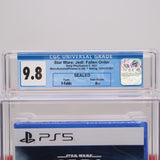 STAR WARS JEDI: FALLEN ORDER - CGC GRADED 9.8 A++! NEW & Factory Sealed! (PS5 PlayStation 5)